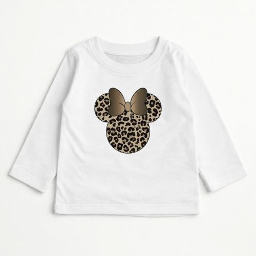 Bebes- Camiseta Minnie Leopardo