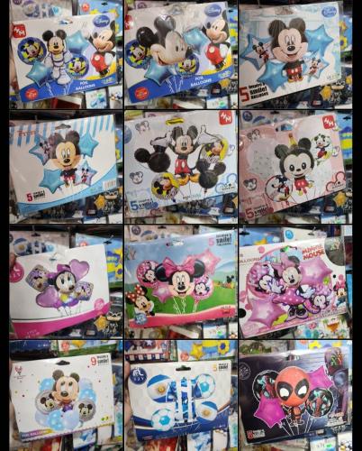 Globos X 5 Pcs Mini,.mikey, Tralalero y Muchos mas - Miniatura 3