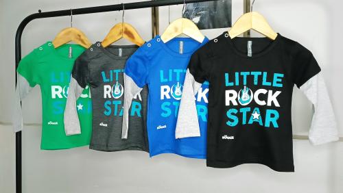 Camiseta Rock Star (algodon Peinado )