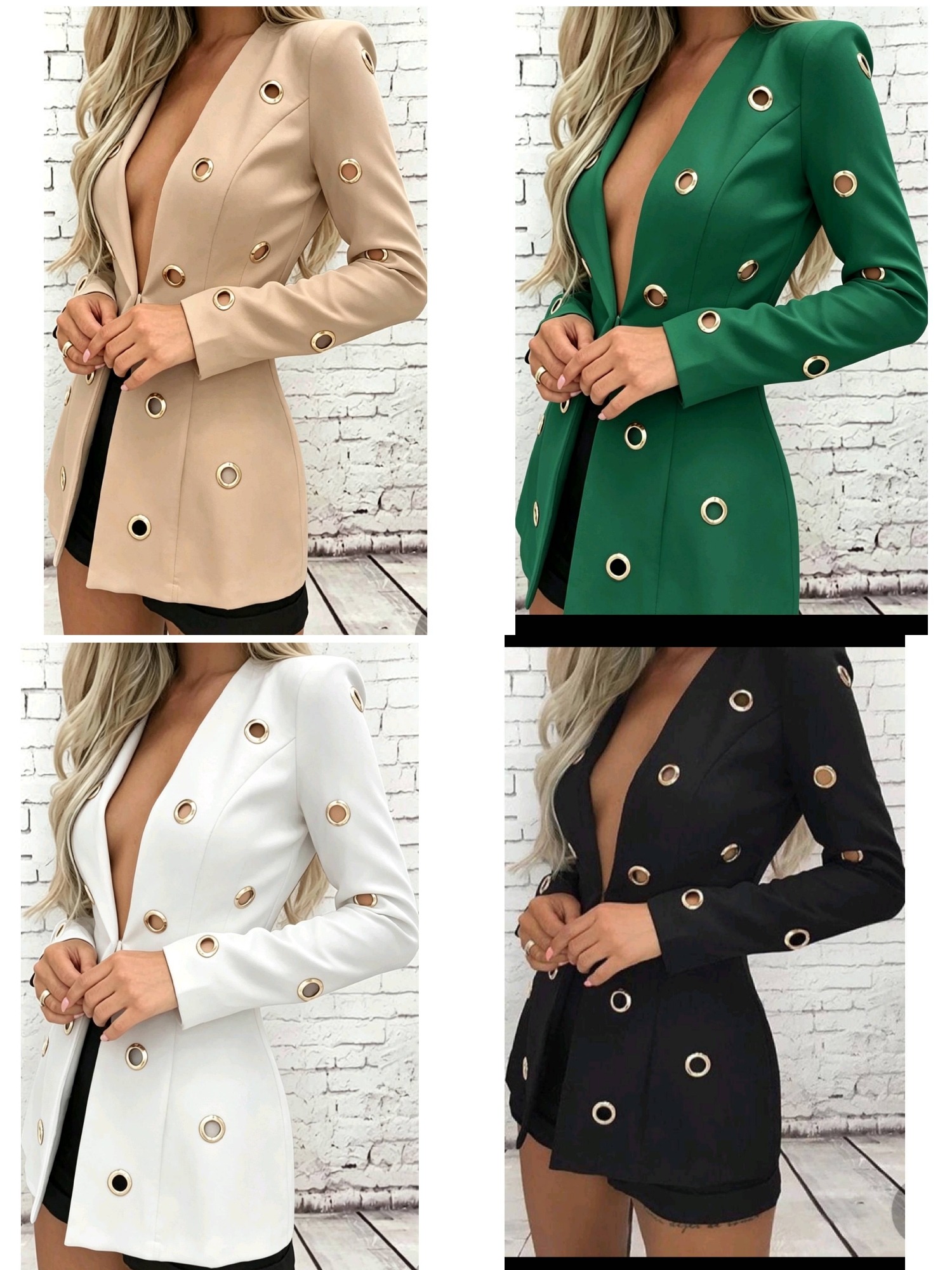 Saco Crep Ojalillos - Imagen 2