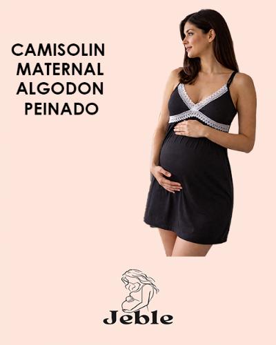 Camisolin Maternal de Amamantar Puro Algodon Jeble