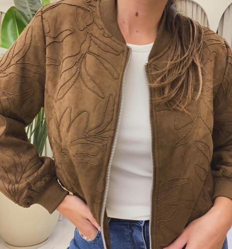 Campera Bombers Gamuza