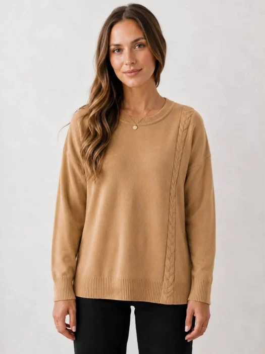 Sweater de Bremer con Trenza