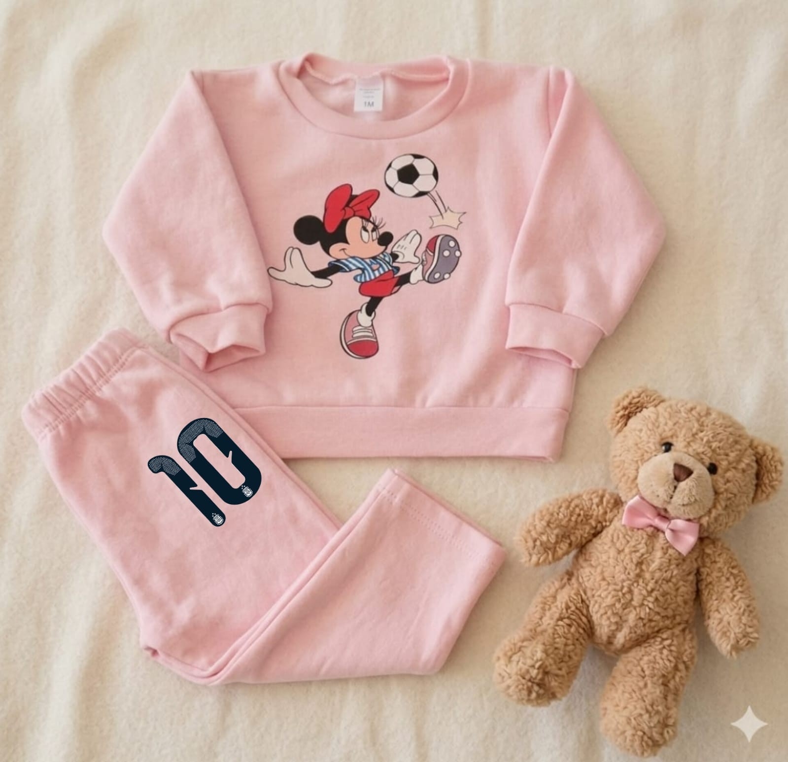 Conjunto de Bebe Algodon Frizado - Imagen 3
