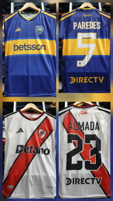 Camiseta Talle Especial Boca y River