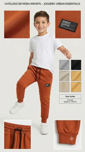 Pantalon Jogging de Niño Frizados