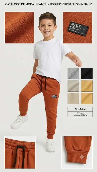 Pantalon Jogging de Niño Frizados