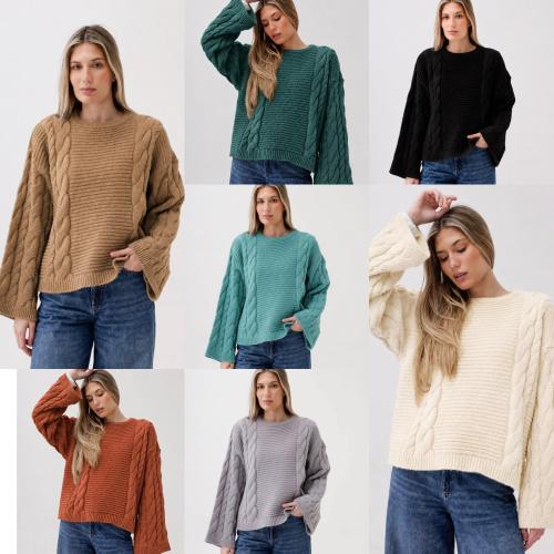 Sweater Trenza Frisado