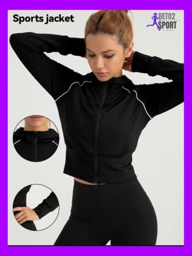 Campera Cuello Alto y Capucha, Estilo Bomber..!!