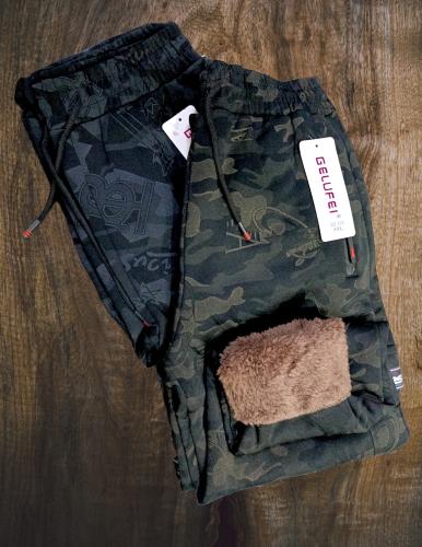 Pantalón Cargo Camuflado con Piel Importado - Miniatura 2