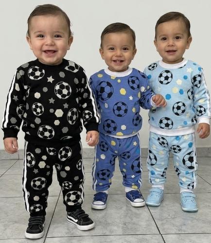 Conjunto de Bebe Frisa con Corderito por Dentro 2 al 6