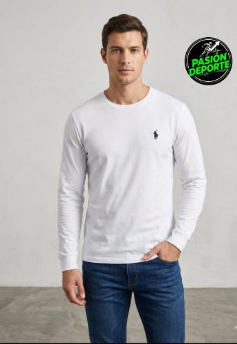 Remera Manga Larga Polo Bordada - Miniatura 3