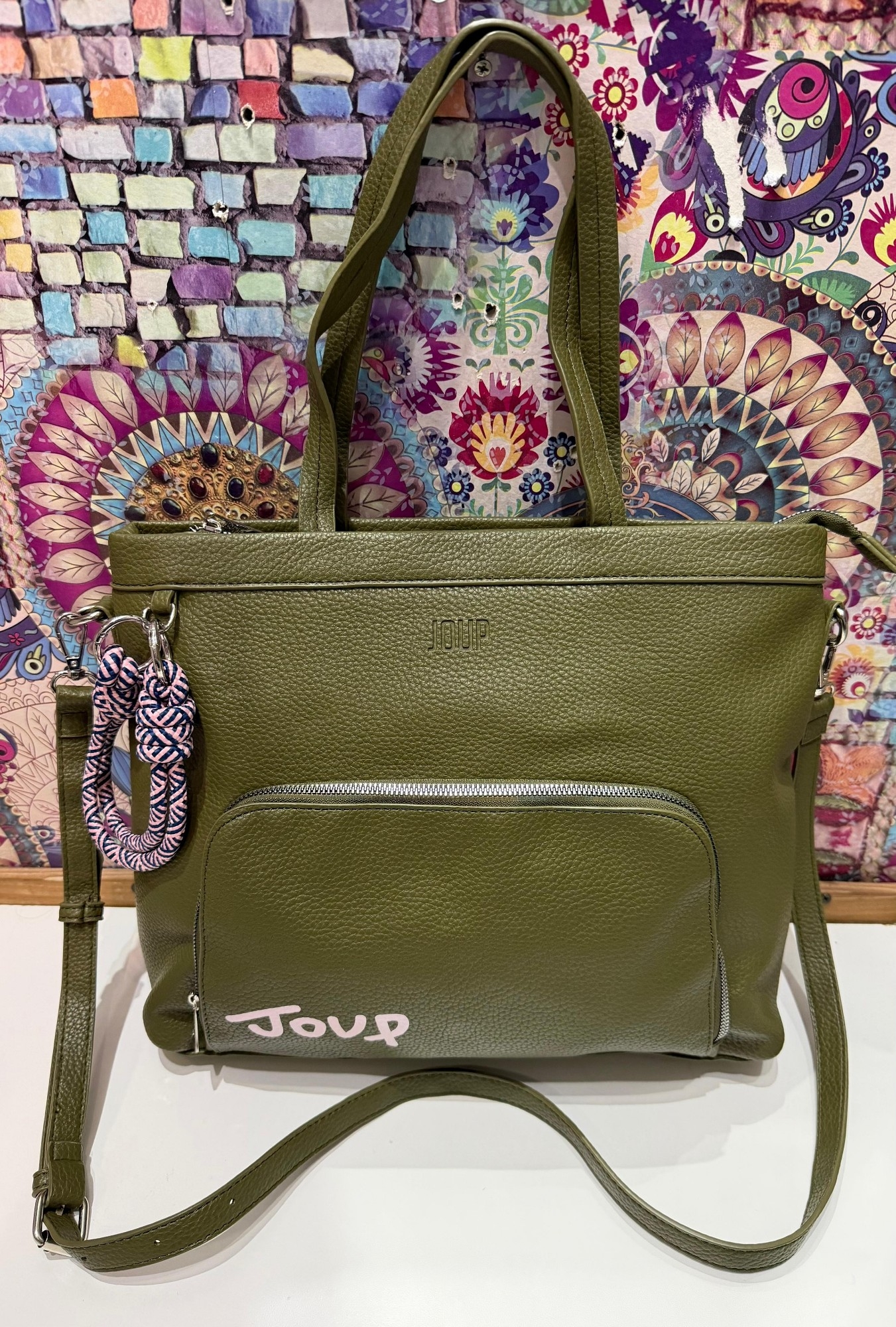Cartera Morral de Cuero Pu - Imagen 3