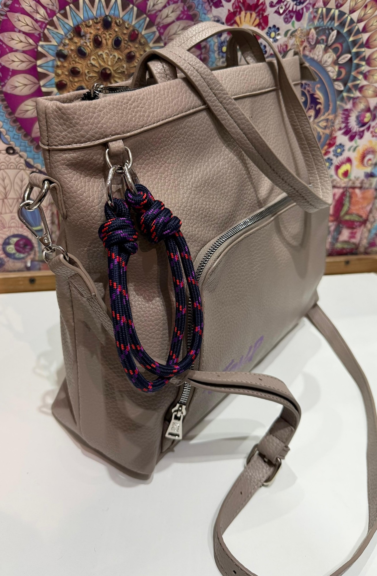 Cartera Morral de Cuero Pu - Imagen 6