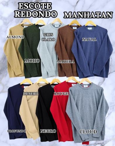 Sweater Cuello Redondo de Manhattan
