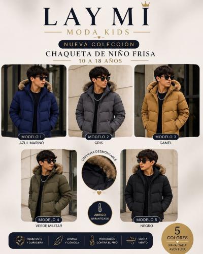 Campera Juvenil Calidad Premium - Miniatura 2