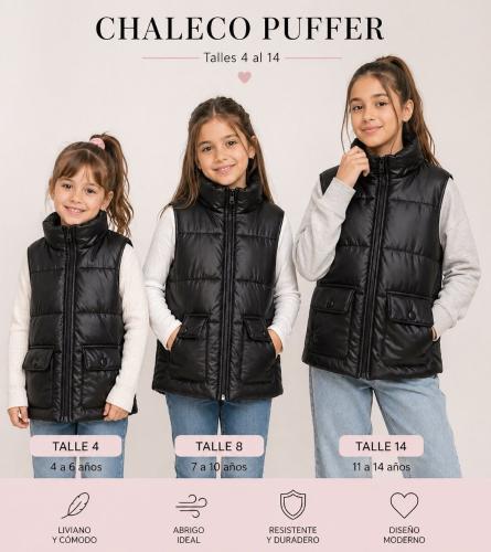 Chaleco de Cuerina para Nenas