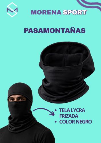 Pasamontañas Calidad Premium 
tela Lycra Frizada 
unisex