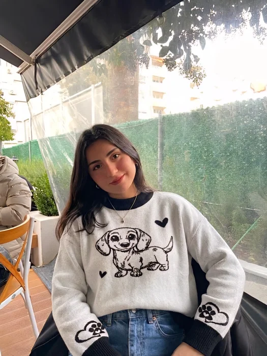 Sweater Perro Salchicha - Doble Hilo Bremer