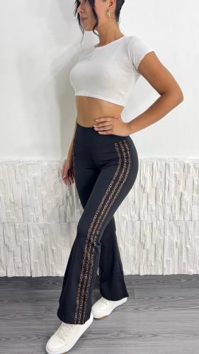 Oxford Print- Lycra Frizada