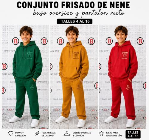 Conjuntos Frisado Niño - Miniatura 3