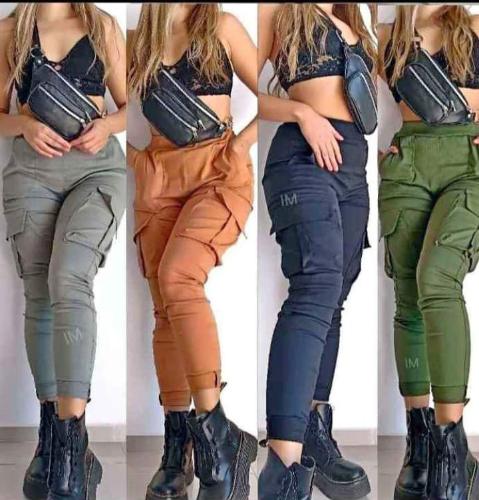 Pantalon  Cargo de Bengalina Elastizada!!hermosos!!