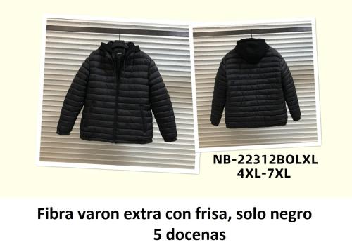 Campera Hombre con Piel Talle Especial