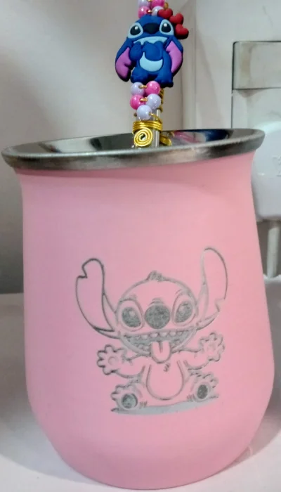 Mate Stich + Bombilla de Stich