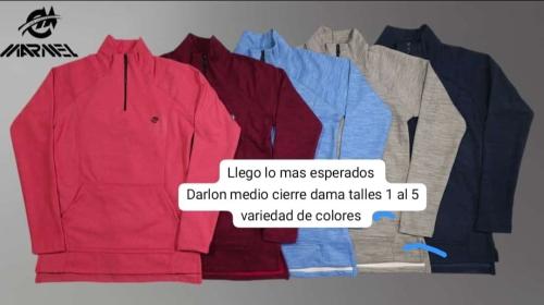 Buzos Medio Cierre Darlon Talles 1 al 5 - Miniatura 2