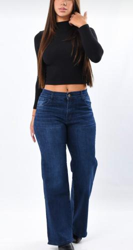 Wide Leg Semi Elastizado