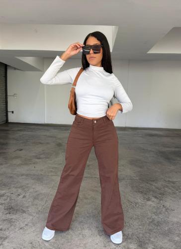 Wide Leg Chocolate