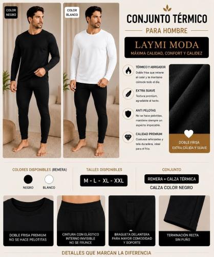 Conjunto Térmico Camiseta mas Calza Calidad Premium Importado
