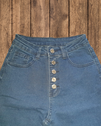 Jeans Chupin Botones - Miniatura 3