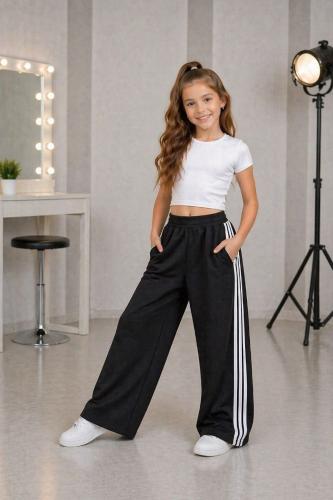 Pantalon 3 Lineas Algodon Premium Frizado - Miniatura 2
