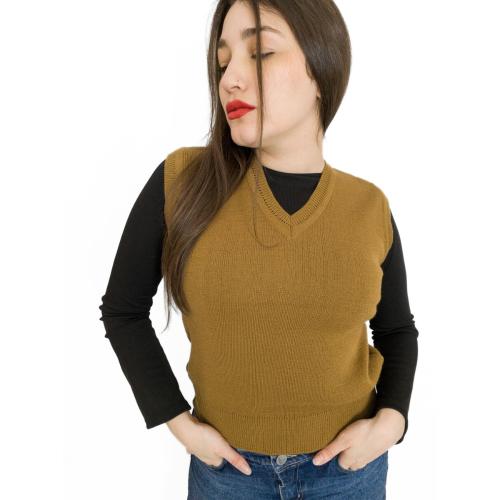 Chaleco de Lana Tejido para Mujer - Miniatura 3