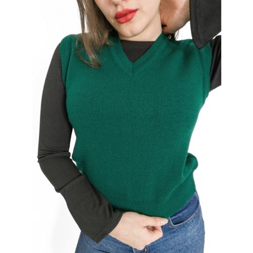 Chaleco de Lana Tejido para Mujer - Miniatura 4