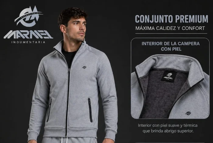 Campera con Piel por Dentro Talles 1 al 5