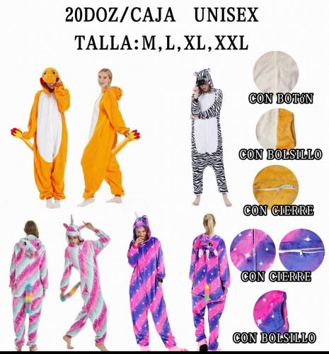 Pijama Mameluco Adulto Unisex