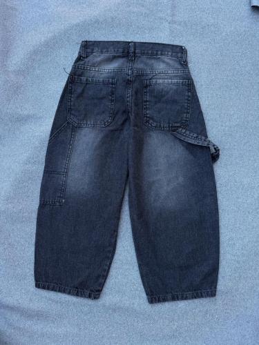 Jeans Baggy Negro Carpintero - Miniatura 2