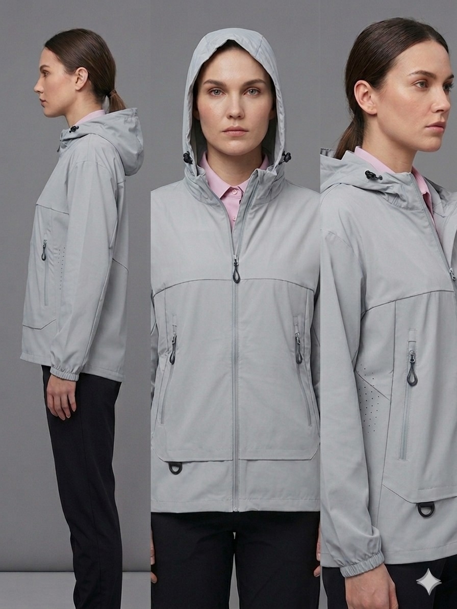 Campera Rompe Viento Hipoalergenico Importado - Imagen 2