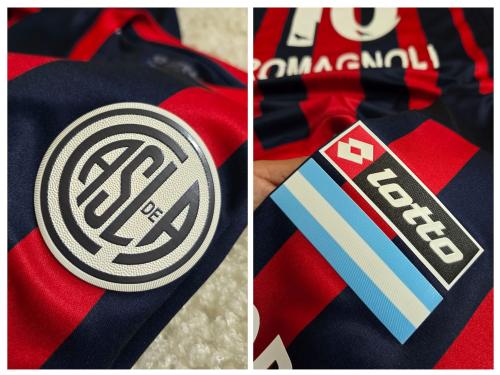 Camiseta San Lorenzo Lotto Titular, Temporada 2014 - Miniatura 4