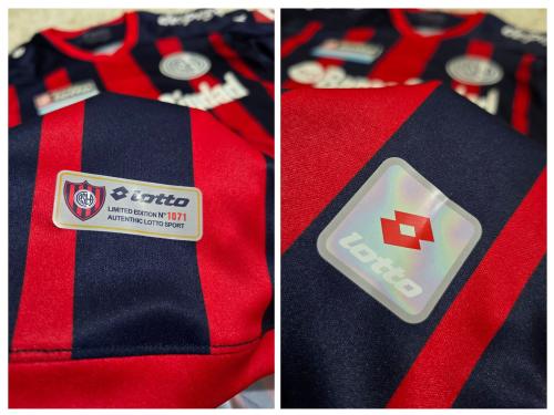 Camiseta San Lorenzo Lotto Titular, Temporada 2014 - Miniatura 5