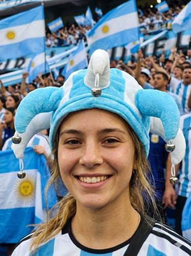 Gorro Arlequín 6 Puntas Argentina, Mundial