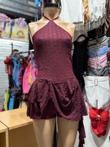 Vestido con Short de Encaje - Miniatura 2