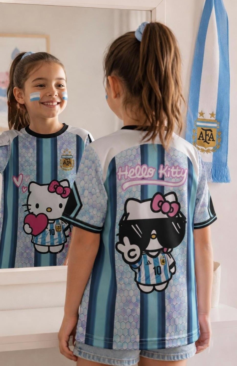 Camiseta Afa Kitty Nena Sublimada - Imagen 1