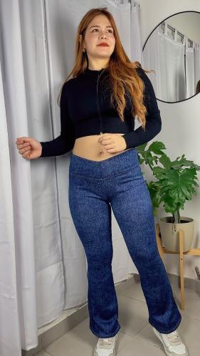 Calza Oxfort  con Piel