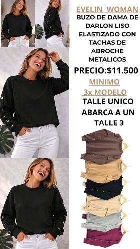 Buzo con Broches en las Mangas