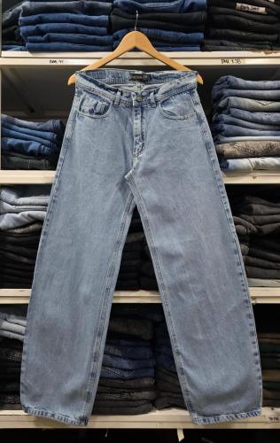 Pantalón Baggy Celeste Arenado, Hilo Camel New
