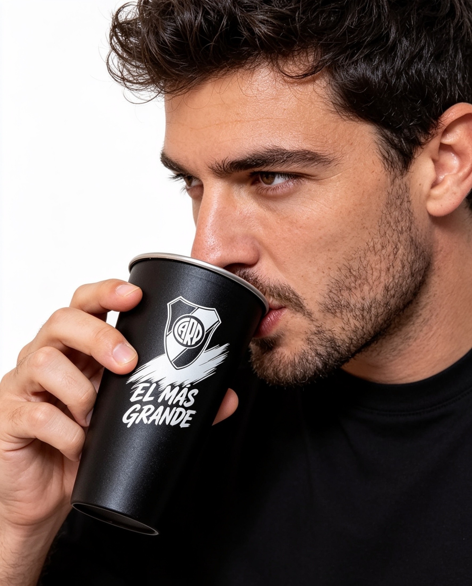 Vaso Fernet de River River "el Más Grande" Aluminio 1litro - Imagen 2