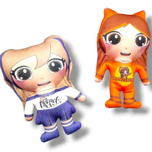 Peluche Lyna y Mandarina
